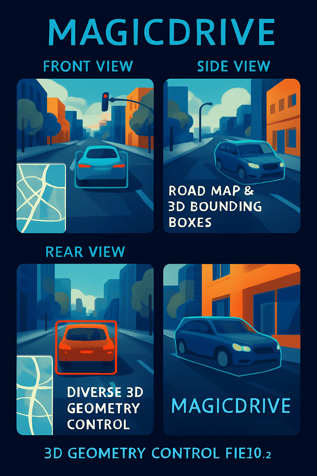 MagicDrive: Street View Generation with Diverse 3D Geometry Control